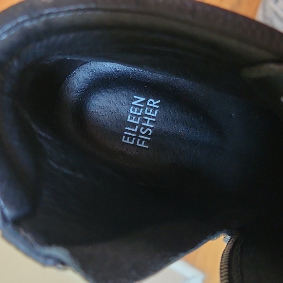 Eileen Fisher Black Flynn Bootie Size 7 - Picture 11 of 11